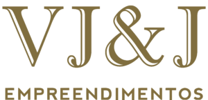 VJ&J - Logo dourado - fundo transparente